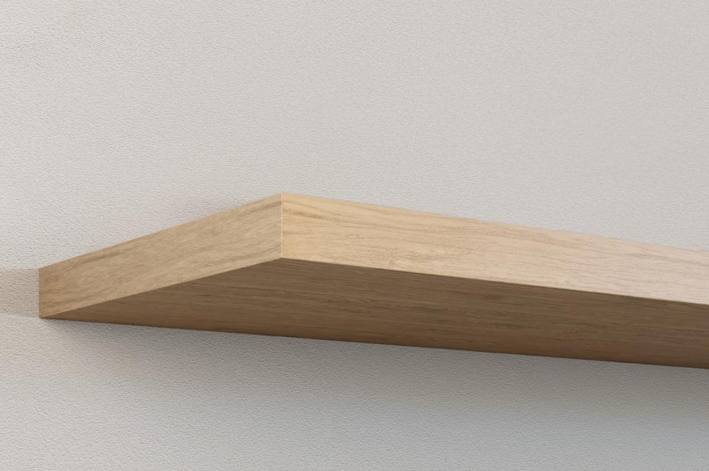 Wandplank recht - Eiken
