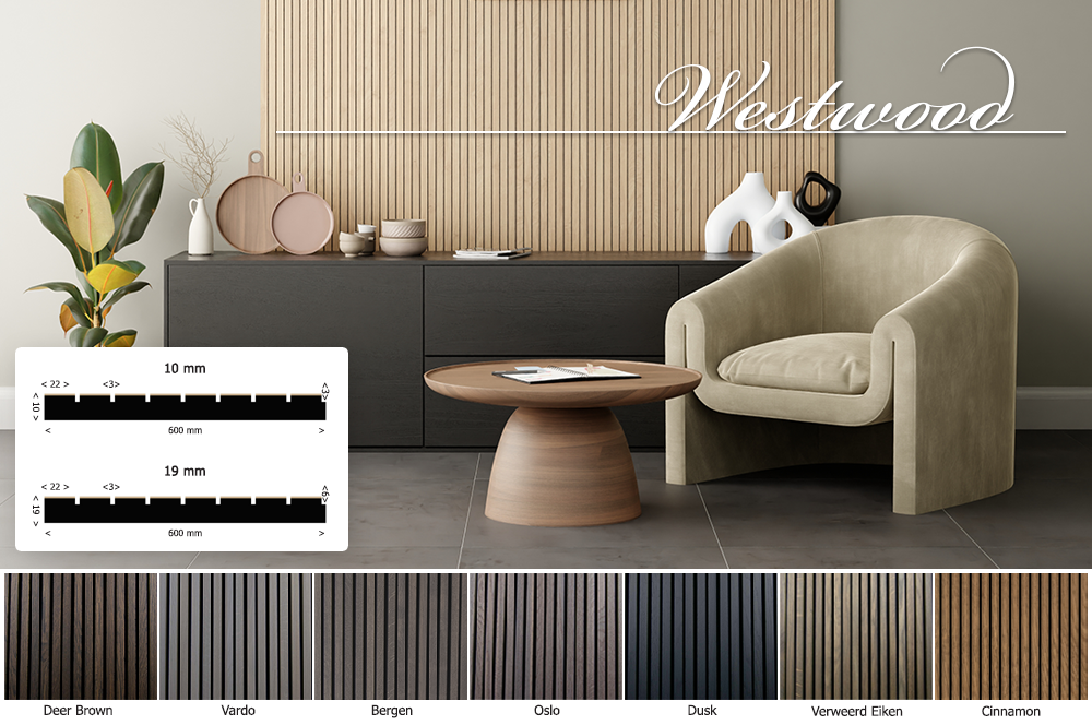 houten-wandpanelen Westwood eiken fineer Westwood