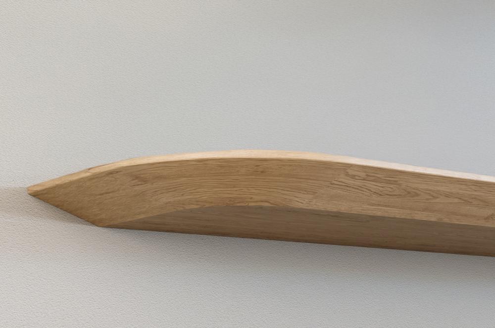 Wandplank rond verjongd eiken