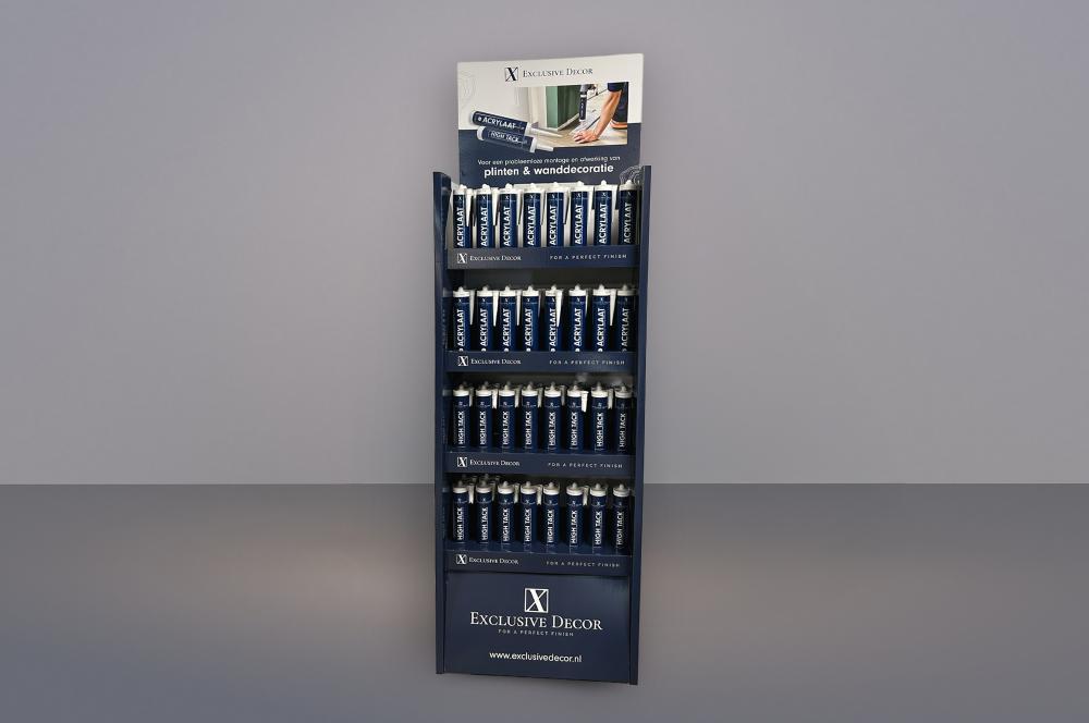 Zuil karton met 84x High Tack, 84x Acrylaatkit