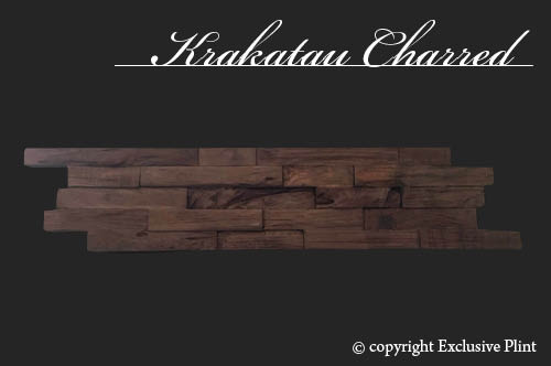 Hout wandpaneel Krakatau Charred